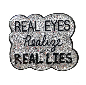 Real Eyes Pin - Glitter
