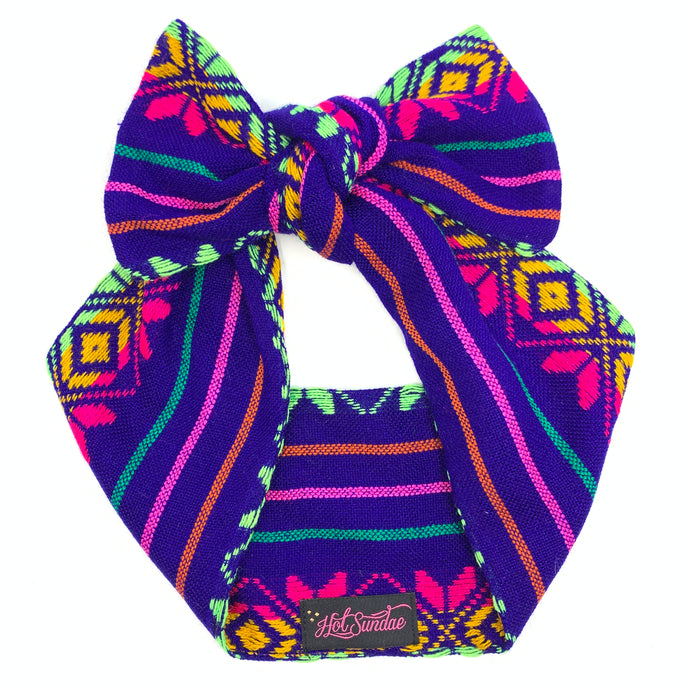 Sarape Head Wrap - Durango Purple