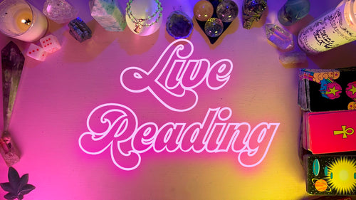 Live Reading 60 mins - over Zoom