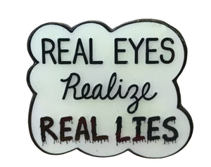 Real Eyes Pin - Glow in the Dark