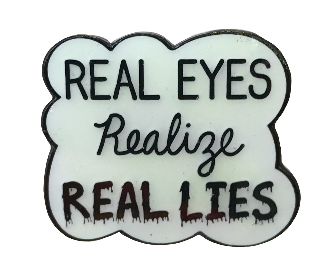 Real Eyes Pin - Glow in the Dark