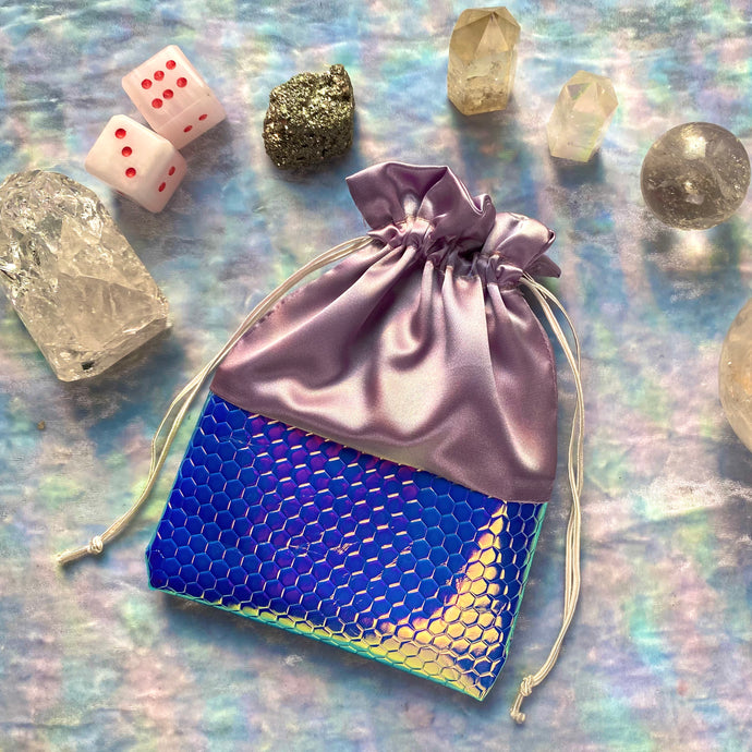 Satin Bag - Lavender/Hologram