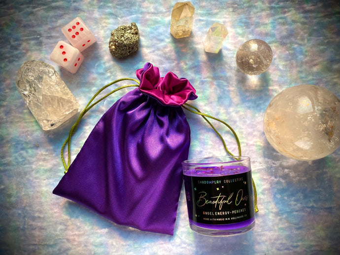 Satin Bag - Royal Purple/Magenta