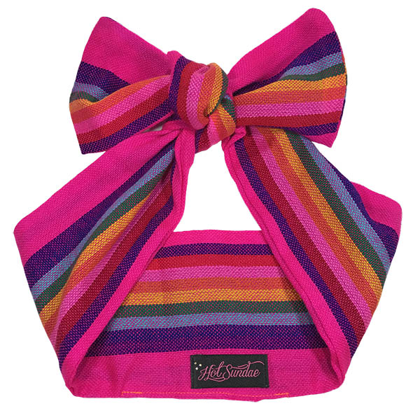 Sarape Head Wrap - Hot Pink