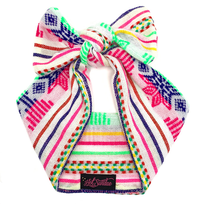 Sarape Head Wrap - White